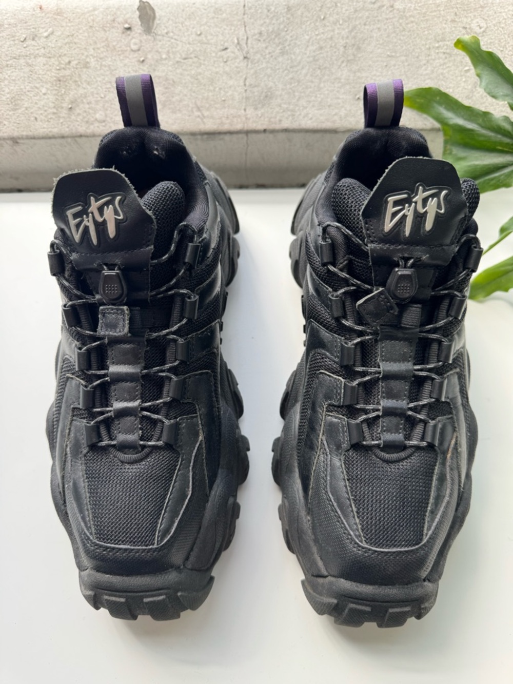 Eytys Black Chunky Runner Sneakers - Women